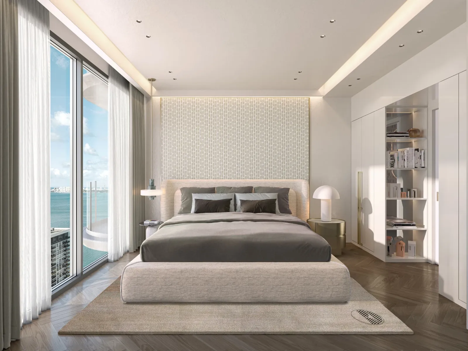 Artist conceptual rendering of ELLE Residences Miami