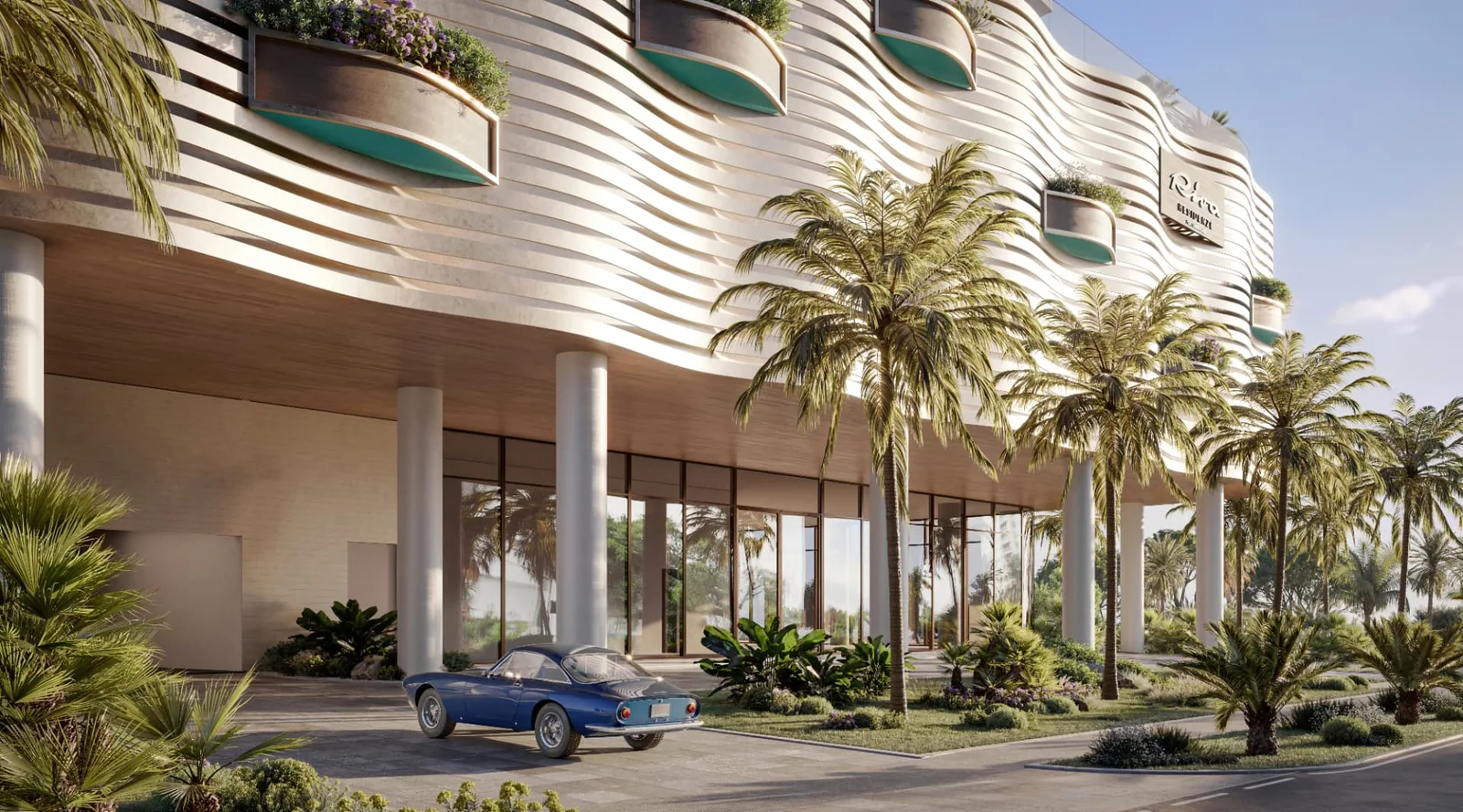 Artist conceptual rendering of Riva Residenze